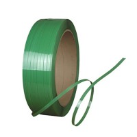 Customization green embossed pallet packing strapping plastic pet strap belt for packaging