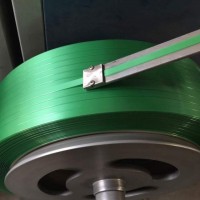 PET green color grass packing belt steel band supplier and manufacturer