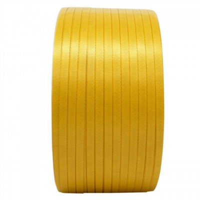 Hot sale colors yellow plastic PP strapping  belt for weaving