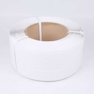 Oscillated pp strapping roll for machine packing