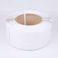 Oscillated pp strapping roll for machine packing