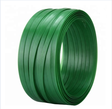 green plastic pallet strapping belt