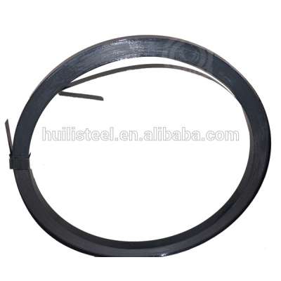 Factory coated black  carbon packaging steel strapping